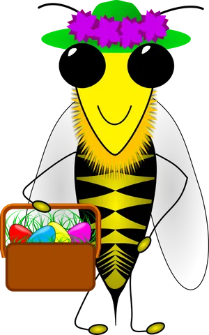 Vacation Bee Clipart PNG Image