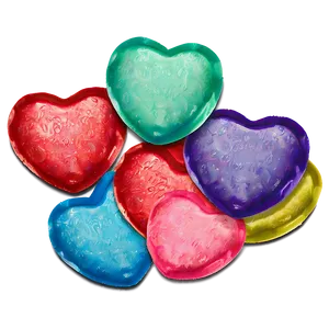 Valentine Candy Hearts Png 06212024 PNG Image