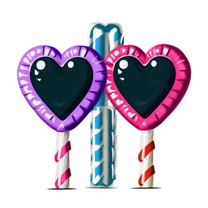 Valentine Heart Candy Png Uyh PNG Image