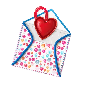 Valentine Heart Envelope Png Ytn43 PNG Image