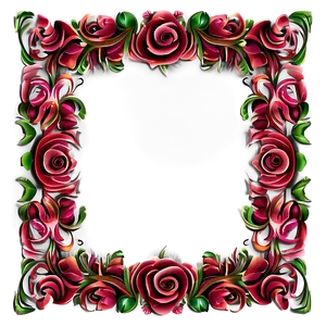 Valentines Day Decorative Border Png Vtd74 PNG Image