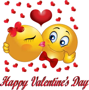 Valentines Day Emojisin Love PNG Image