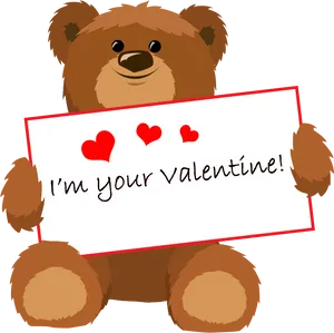 Valentines Day Teddy Bear PNG Image