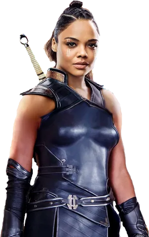 Valkyrie Avengers Portrait PNG Image