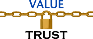 Value Trust Chain Lock Concept PNG Image