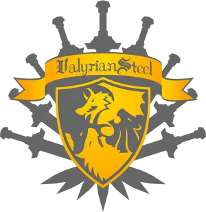 Valyrian Steel_ Game Of Thrones_ Crest PNG Image