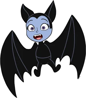 Vampirina Bat Form Cartoon PNG Image