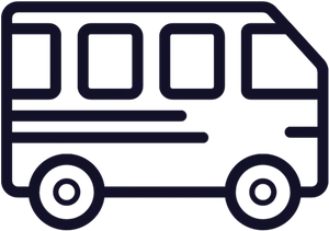 Van Icon Simple Transportation PNG Image