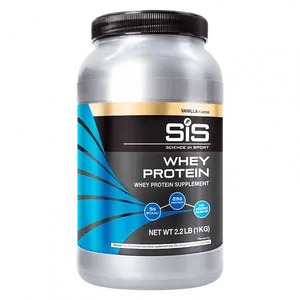 Vanilla Flavored Whey Protein Supplement PNG Image