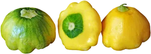 Varietiesof Summer Squash PNG Image