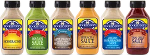 Varietyof Condiments Bookbinders Sauces PNG Image