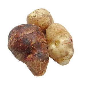 Varietyof Raw Tubers PNG Image