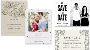 Varietyof Savethe Date Cards PNG Image