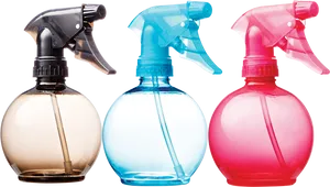 Varietyof Spray Bottles.png PNG Image