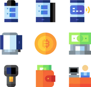 Various Payment Methods Icons PNG Image