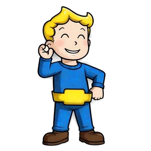 Vault Boy Charismatic Smile Png Sxf PNG Image