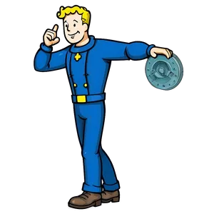 Vault Boy Illustration Png Ubp36 PNG Image