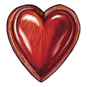 Vector Heart Sketch Png Thn54 PNG Image