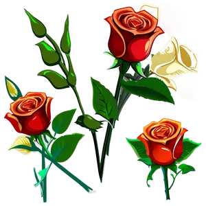 Vector Rose Bouquet Png Mfo67 PNG Image