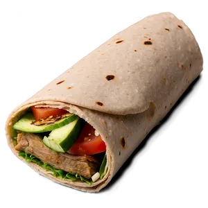 Vegan Gyro Wrap Png 06252024 PNG Image