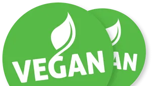 Vegan Label Stickers PNG Image