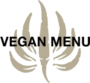 Vegan Menu Signage PNG Image