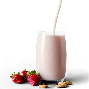 Vegan Strawberry Almond Milk Png 82 PNG Image