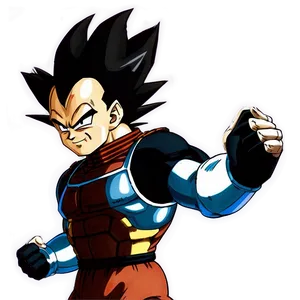 Vegeta's New Ultra Ego Look Png Pms PNG Image