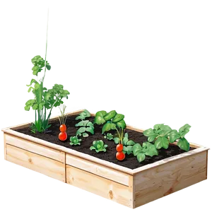 Vegetable Garden Planter Box Png Fed PNG Image