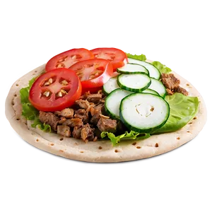 Vegetarian Gyro Png Uop50 PNG Image