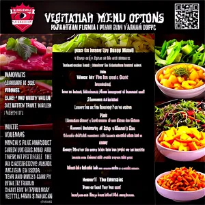 Vegetarian Menu Options Png 05242024 PNG Image