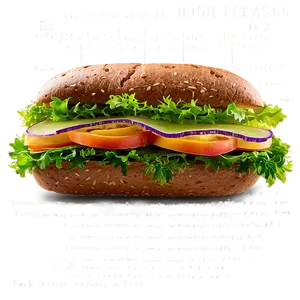Veggie Delight Sandwich PNG 3 PNG