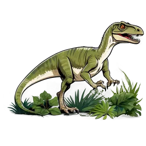 Velociraptor In Jungle Png Dmi85 PNG Image