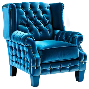 Velvet King Chair Png Boh12 PNG Image