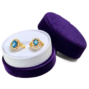 Velvet Ring Box Png 06282024 PNG Image