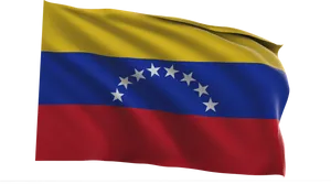 Venezuelan Flag Waving PNG Image