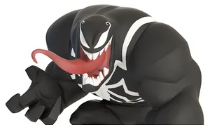 Venom Character Illustration PNG Image