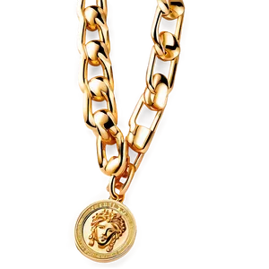 Versace Gold Chain Png 06202024 PNG Image