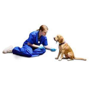 Vet With Pet Png Tvp8 PNG Image