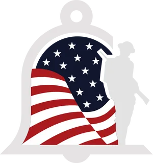 Veterans Day Salute American Flag PNG Image