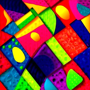 Vibrant Abstract Shapes Background Png 98 PNG Image