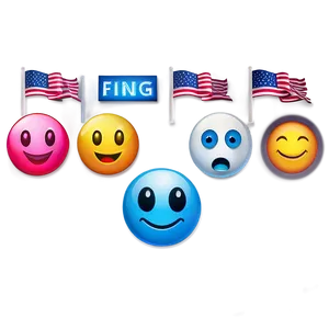 Vibrant Blue Emoji Png Set 06282024 PNG Image