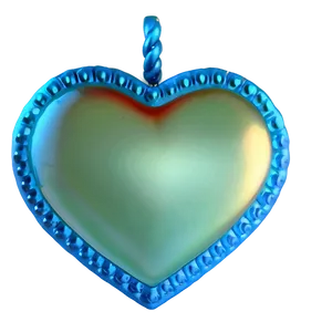 Vibrant Blue Heart Png Vcy95 PNG Image