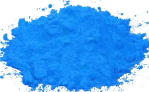 Vibrant Blue Smoke Texture PNG Image