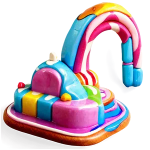 Vibrant Candyland Map Png Mdd PNG Image