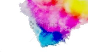 Vibrant Color Explosion PNG Image