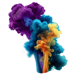 Vibrant Color Smoke Design Png 06122024 PNG Image