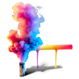 Vibrant Color Smoke Design Png 12 PNG Image