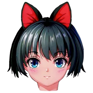 Vibrant Colored Anime Head Png Ogv5 PNG Image