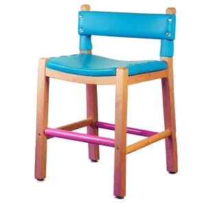 Vibrant Colored Barstool Png 06282024 PNG Image